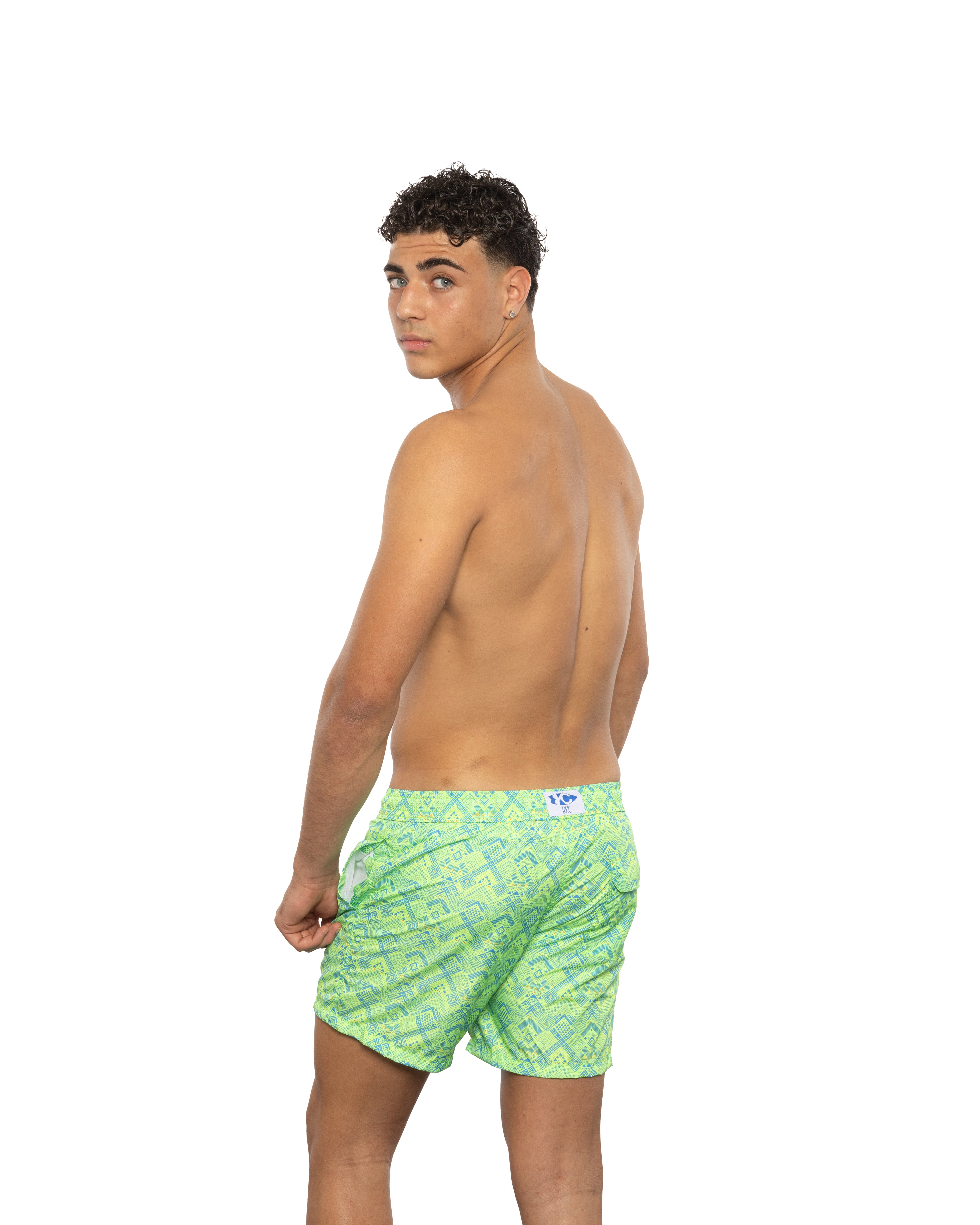 SHORT MAN GEO LIME