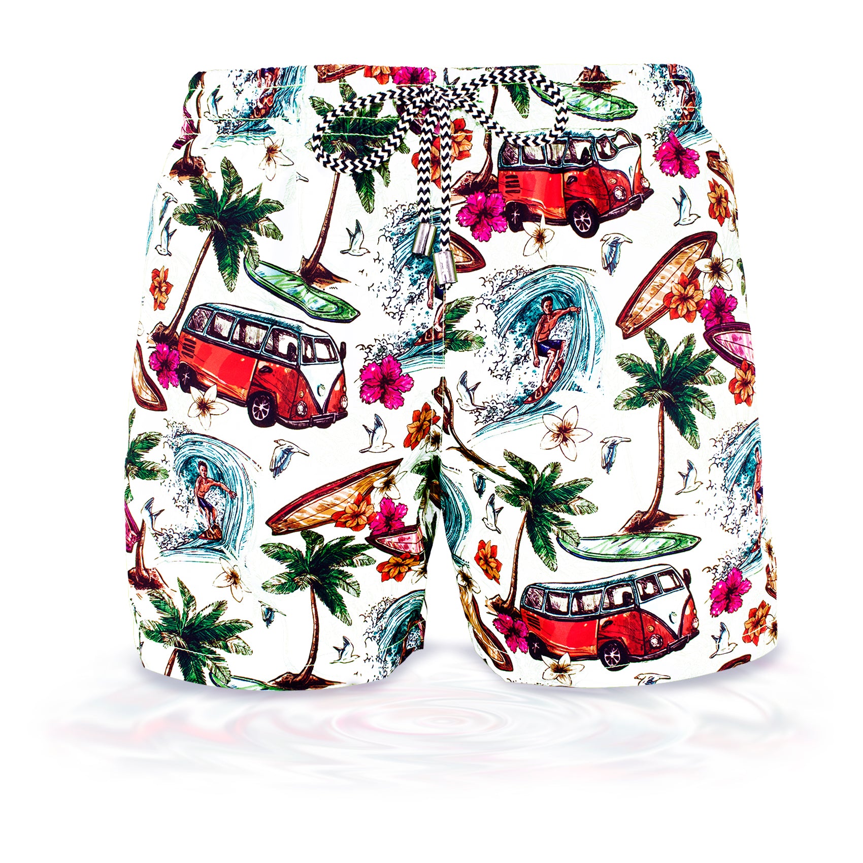 Surf White - Shorts Tactel Uomo