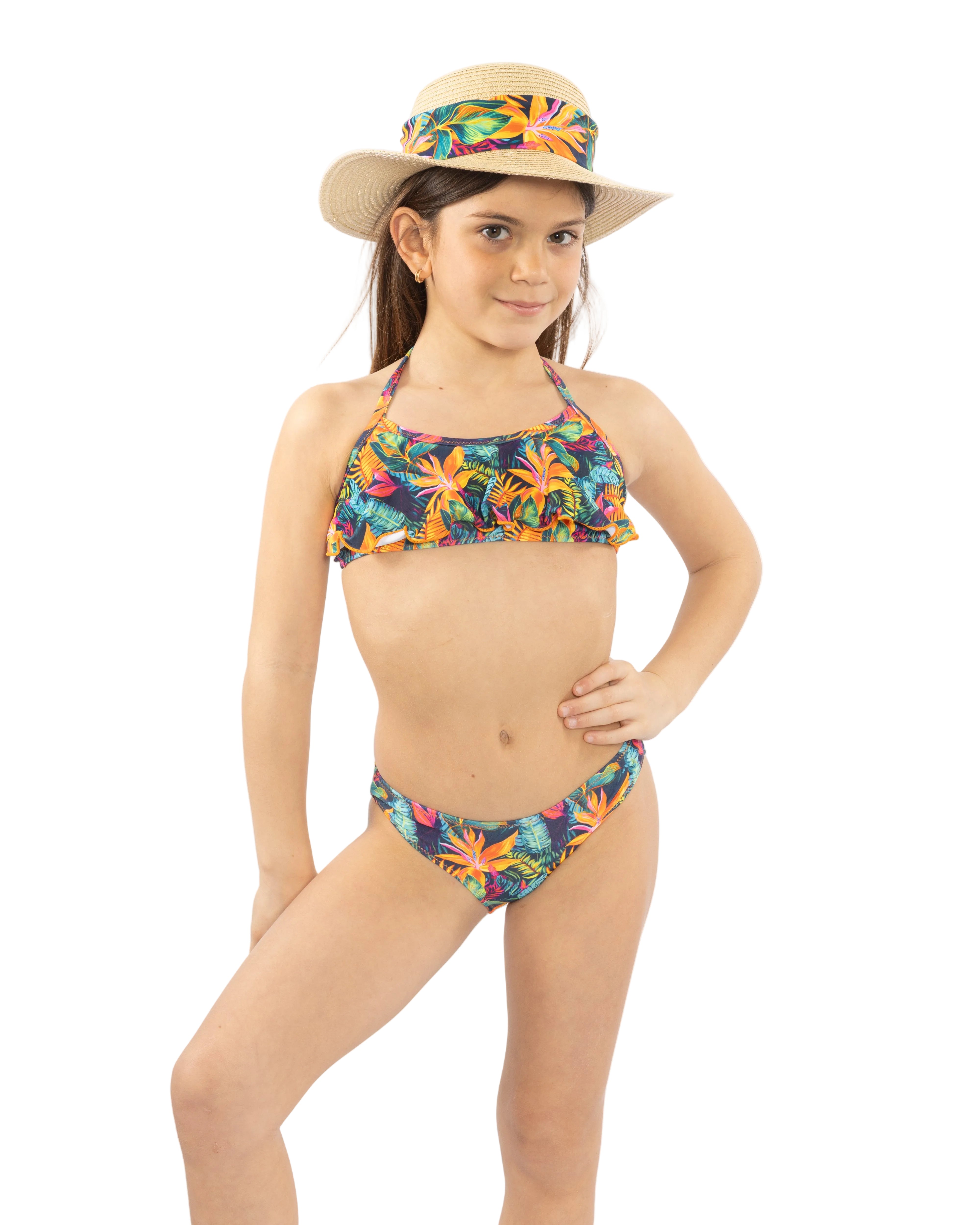 CANOTTA BALZA SLIP CHIUSO KID TROPICAL