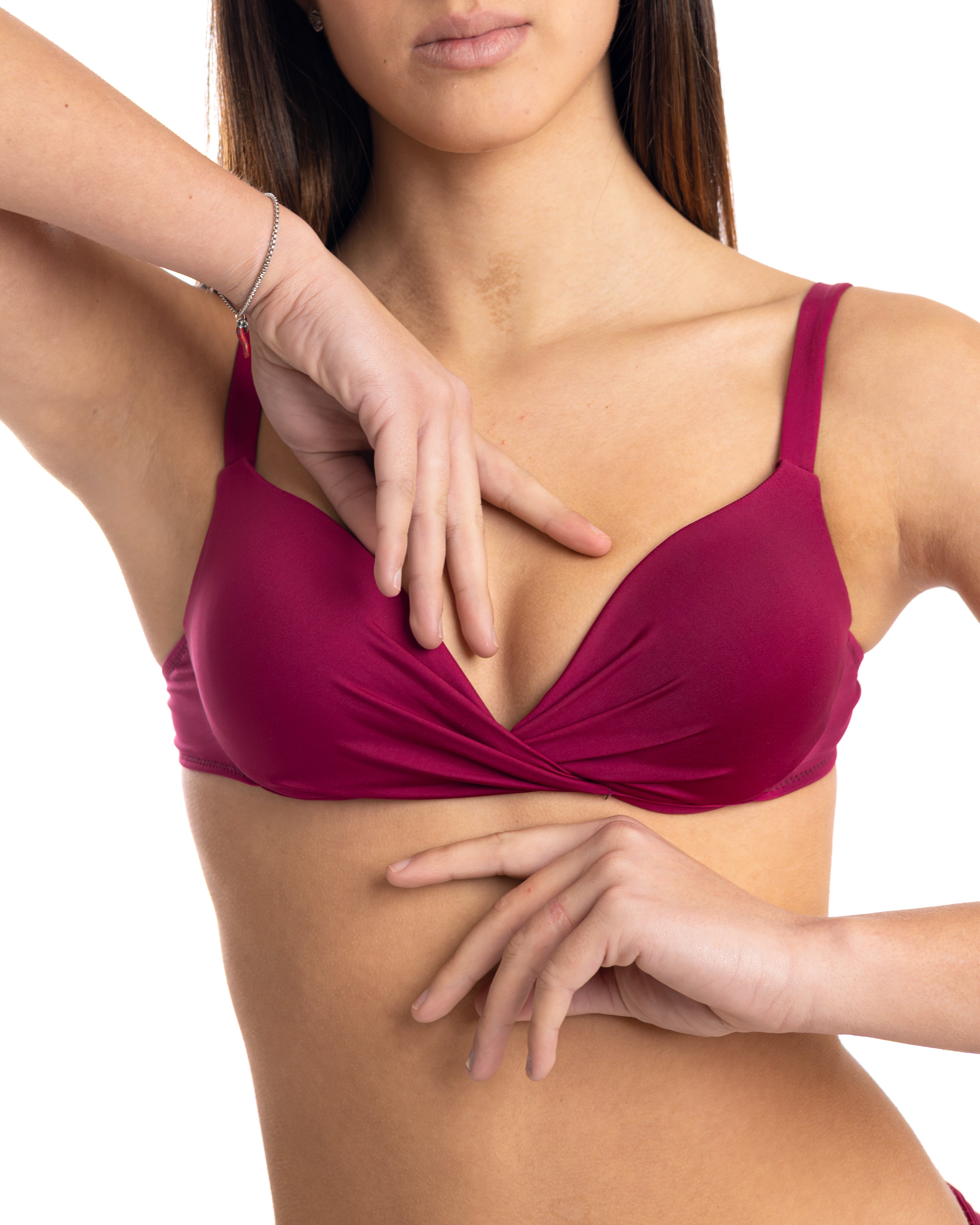 ELODIE COPPA PUSH UP INCROCIO BORDEAUX