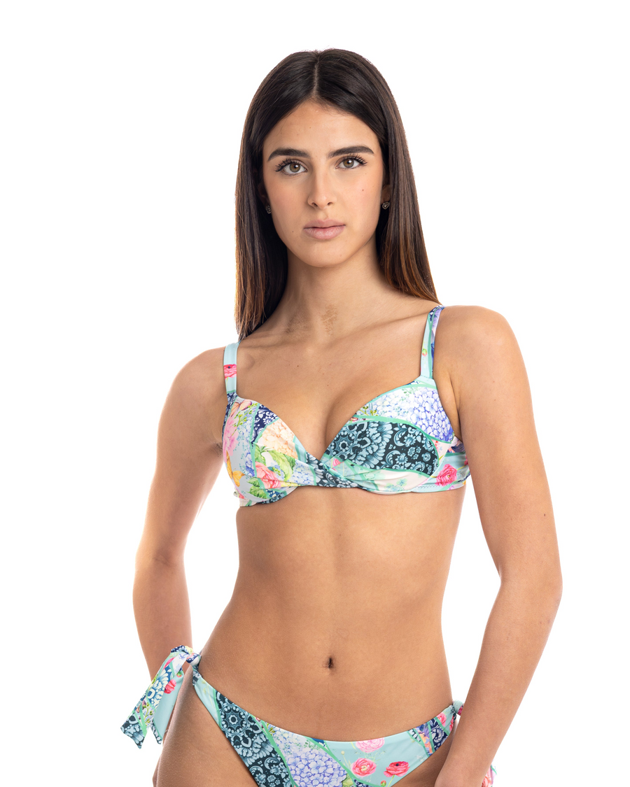 ELODIE COPPA PUSH UP INCROCIO PATCHWORK