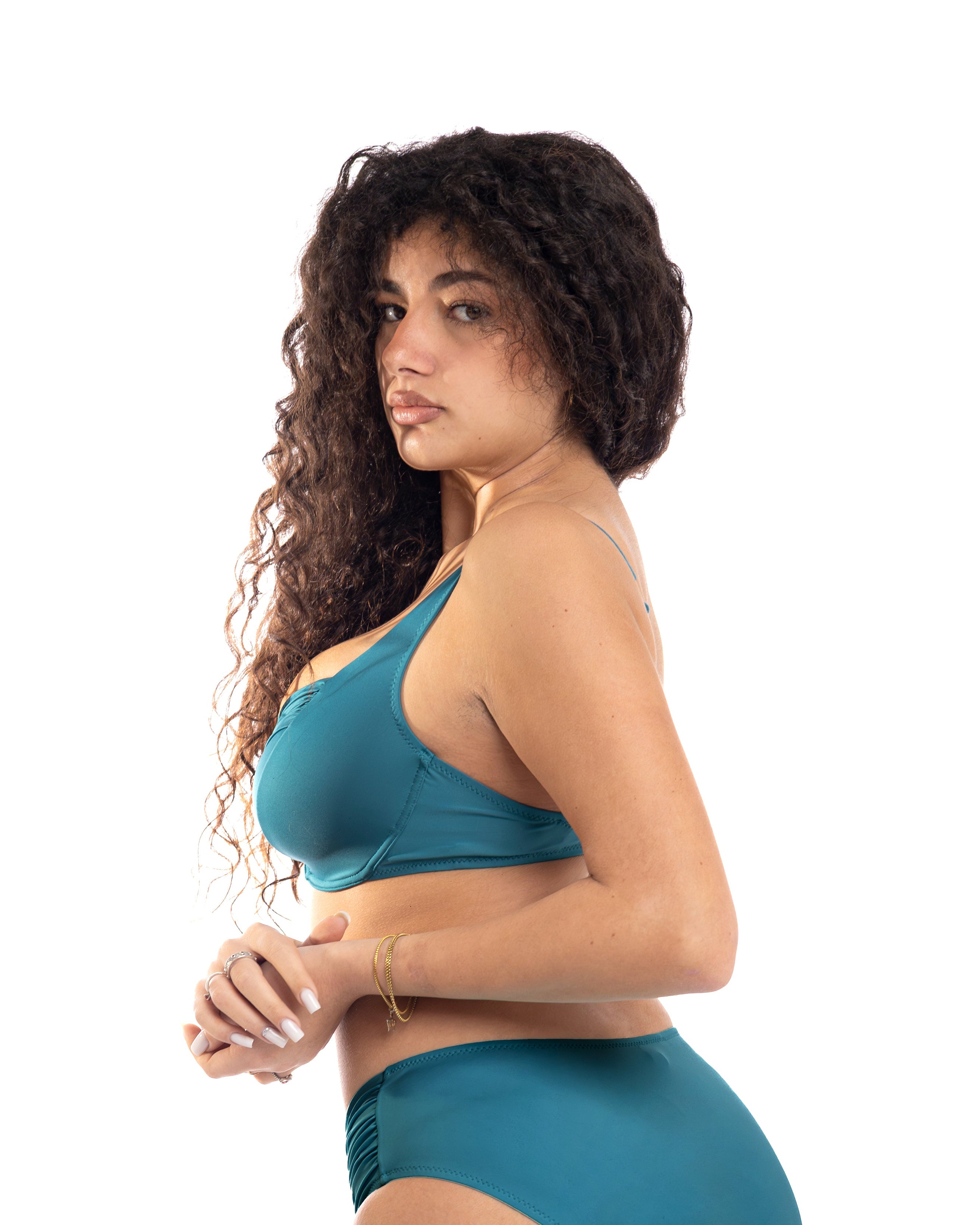 GRETA FERRETTO INCROCIO PETROLIO