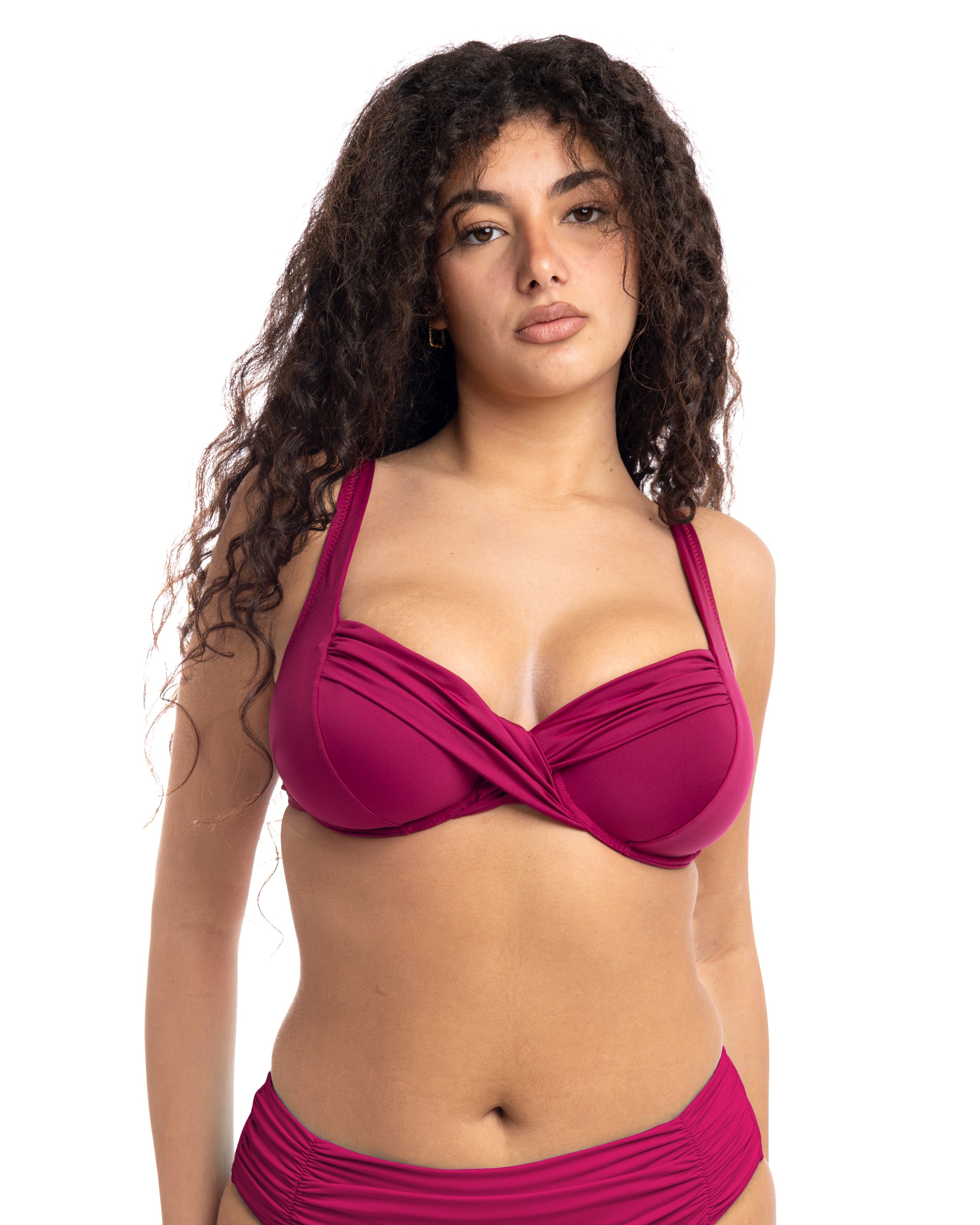 GRETA FERRETTO INCROCIO BORDEAUX