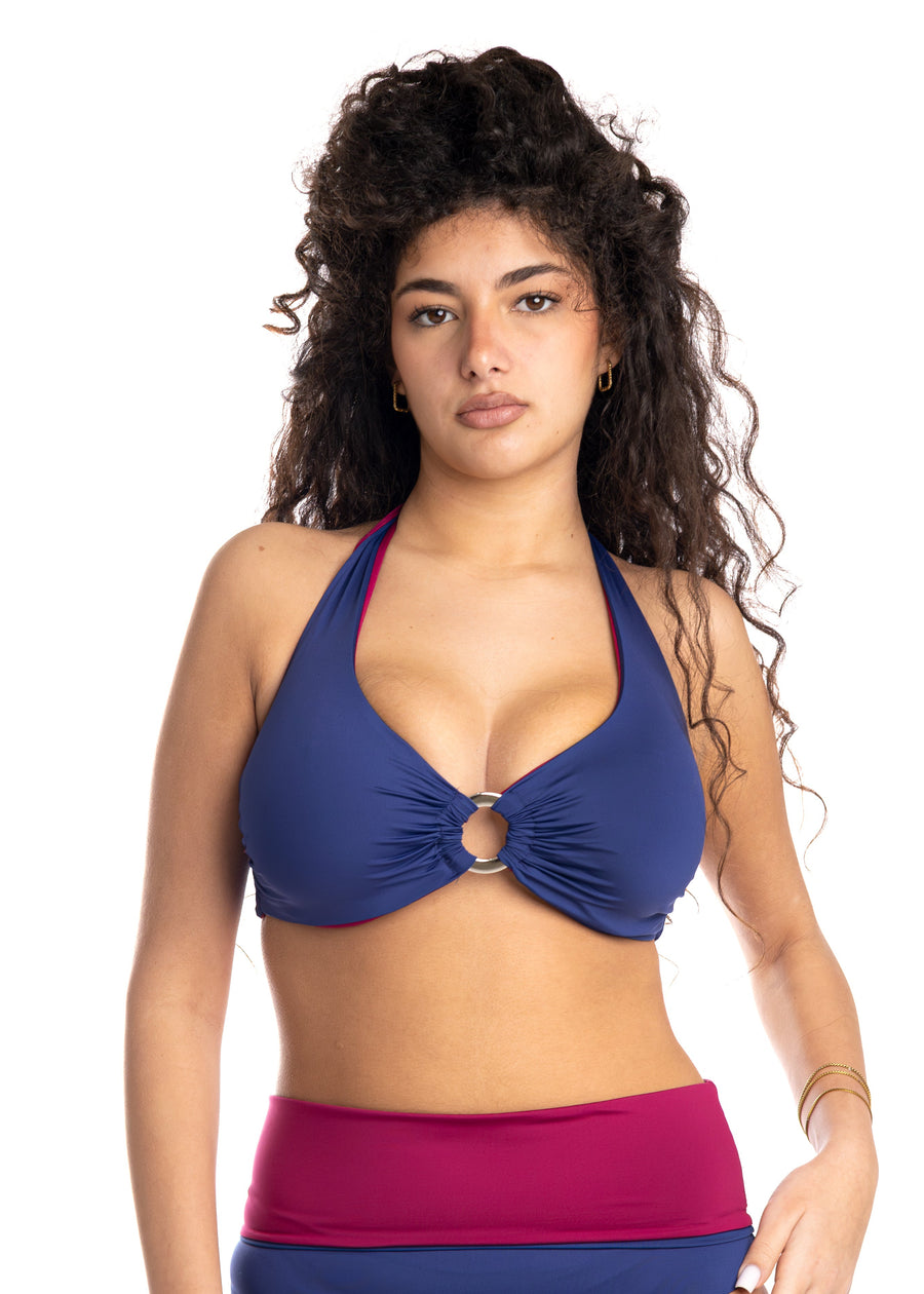 LOLITA FERRETTO DOUBLE BLU/BORDEAUX